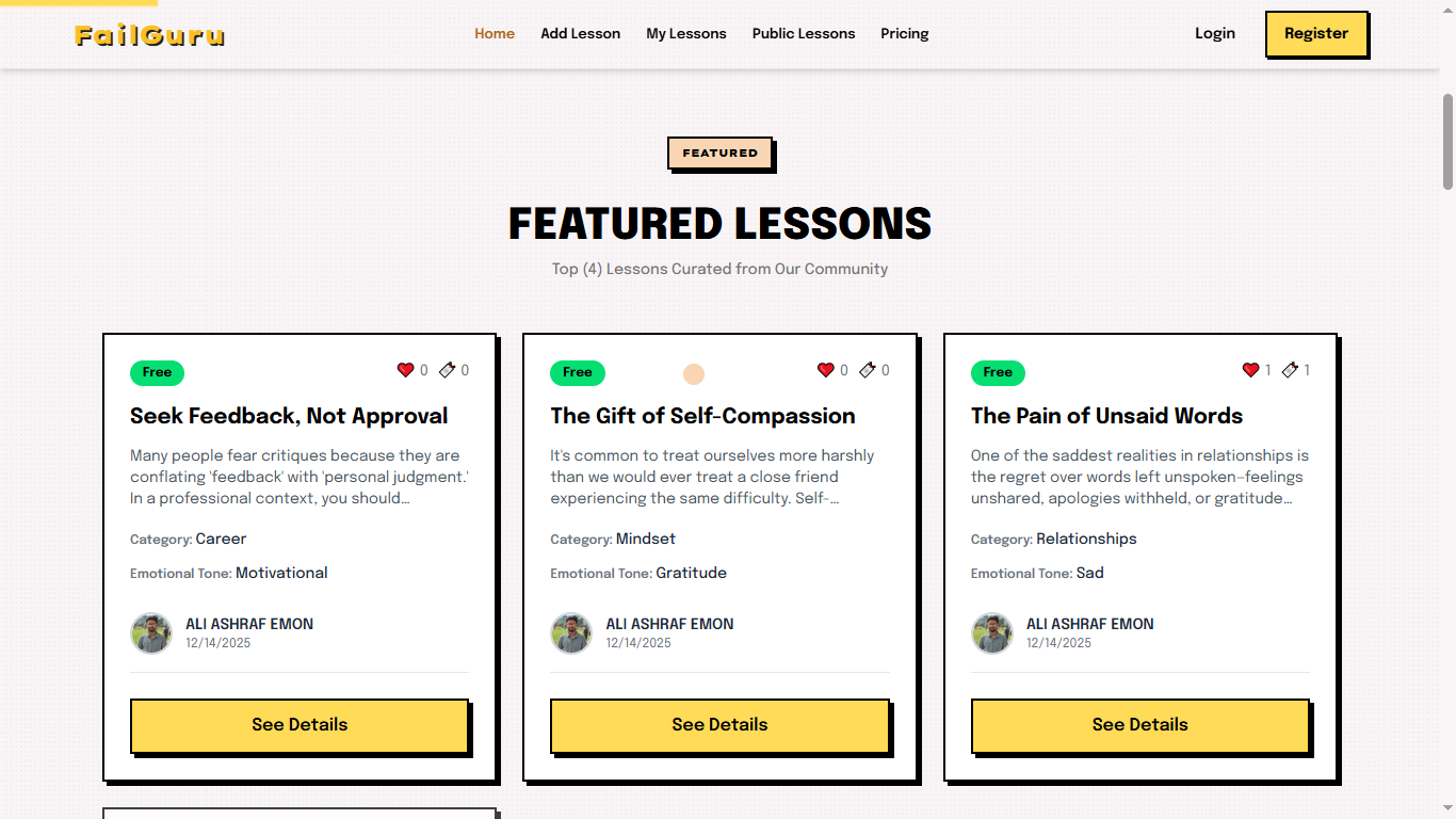 FailGuru screenshot 2